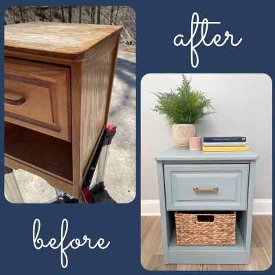 Refinished Nightstand – Easy DIY Makeover