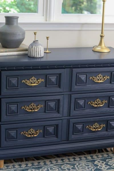 featured image of dresser makeover